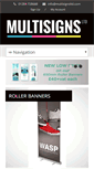 Mobile Screenshot of multisignsltd.com